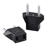 [2pcs] 2PIN Adapter CHINA to 2Pin EU German AC Travel Power Adapter Plug Converter China Plug To Mal