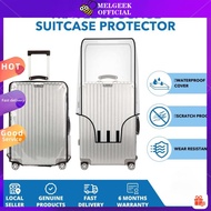 [24HShip] Transparent Luggage Protective Cover PVC Luggage Cover Luggage Cover Dust Cover