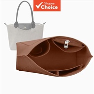 Medium Tote Bag Organizer Insert Felt Inner Bag Cosmetic Storage  Pengatur Beg Tote Sederhana, Penye