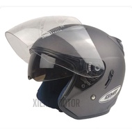 GMT HALFFACE HELMET DOUBLE VISOR HELMET SNI HELMETOriginal ADULT MEN'S HELMET HELMET Wanita HELMET O