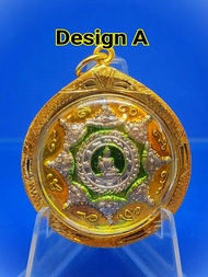Thai Great Wealth/Fortune Phra Buddha Jatukam Ramathep Rian of Wat Mahathat Woromaha Vihan原庙精美天神泽度金(