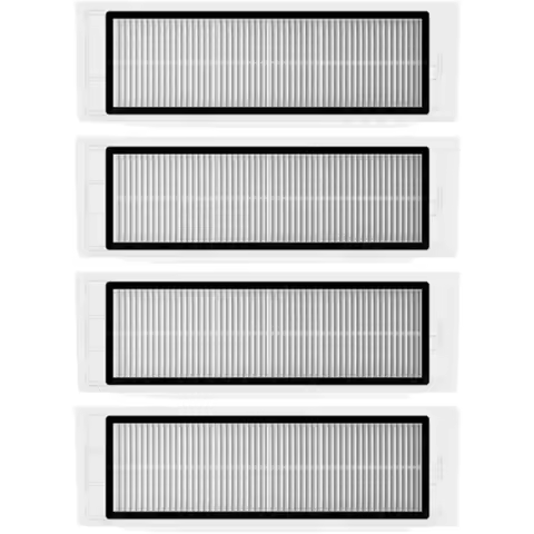 4 Pack HEPA Filter Replacement Compatible with Roborock S5 Max S6 Pure S6 MaxV S60 S65 S50 S55 E25 E