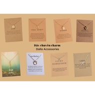 Unique lucky meaning charm necklace dalla accessories