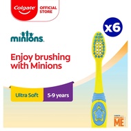 [Bundle of 6] Colgate Kids Minion Toothbrush 5-9 Years Ultra Soft