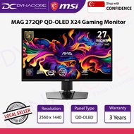 MSI MAG 272QP QD-OLED X24 27'' 2560x1440 (QHD) 240Hz 0.03ms NVIDIA G-SYNC AMD FreeSync Gaming Monito