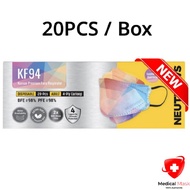 Neutrovis KF94 Geometric Rainbow Medical Face Mask / Neutrovis KF94 New Mask / Neutrovis kf94 Face R