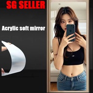 [SG in stock] Mirror Full Length acrylic mirror/soft mirror/wall mirror/full length mirror/mirror st