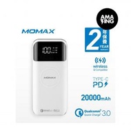 MOMAX Q.Power Air2+ 20000mAh 無線充電流動電源  (白色)