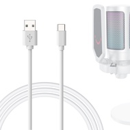 Geekria for Creators Type C to USB A Microphone Cable 6.6 ft / 200 CM Compatible with FIFINE AmpliGa