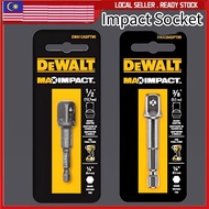 Dewalt Max Impact Driver Socket Adapter Wrench 1/2" 3/8" Hex Shank Drill Screw bits Nut Convert Head