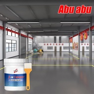 💥1000g Dengan Kuas💥Cat Lantai Epoxy Resin 3 In 1 Tahan Aus Cocok Untuk Gudang Bengkel Luar Ruangan D