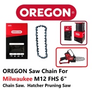 OREGON Saw Chain for Milwaukee M12 FHS M12FHS Hatchet Pruning Saw 6" Chain Saw Chainsaw