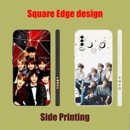 OPPO A39 A57 Reno 5 8 A54 A54S A94 BTS Forever NKA06 Soft Phone Case Square Edge Shockproof