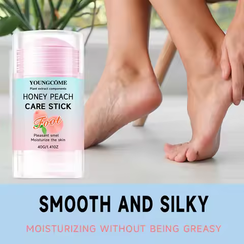 Honey Peach Care Foot Stick Deodorant Stick Anti Sweating Keep Drying Fragrance RemoveFoot Odor Foot