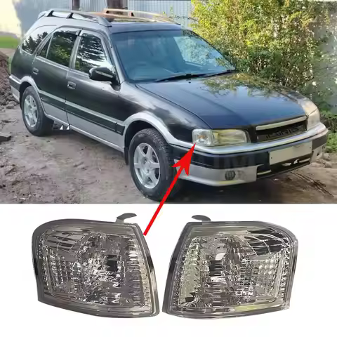 A Pair Turning Light signal Corner Light For Toyota Sprinter Carib 1999- AE111 AE114 AE115 Crystal 8