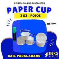 PLAIN PAPER CUP 2 OZ