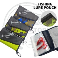 【FB002】High Quality Tackle Lure Pouch Bag Polyurethane (PU) Fabric Waterproof Nylon Beg Mancing Lead