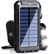 ALI🌹80000mAh Solar Power Bank Outdoor Survival Camping Equipment Tool Portable Solar LED Flashlights for Adventure Survi