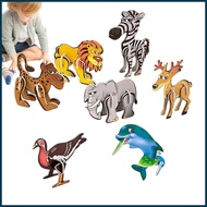 3D Jigsaw Puzzles for Kids 3D 7 Patterns Foam Fun Learning Activities Kids Small Puzzles for Birthda