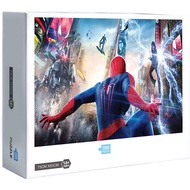 Ready Stock Spider-man Marvel The Avengers Jigsaw Puzzles 1000 Pcs Jigsaw Puzzle Adult Puzzle Creative Gift Super Difficult Small Puzzle Educational Puzzle