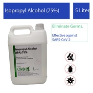 Isopropyl Alcohol 75% (IPA 75%) 5L Disinfectant/Sanitizer