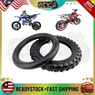 2.50-10  Tire with inner tube pocket bike mini bike dirt bike cross scrambler 49cc