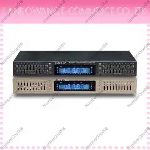 220V EQ665 Equalizer Hifi Home EQ Equalizer Dual 10 BAND Stereo Treble Alto Bass Regulation With Bui