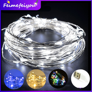 Decoration LED strip light for Christmas holiday light 3 meter 30 led beads silver wire with USB plu