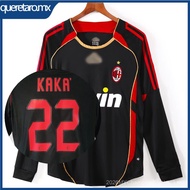 S-XXL    2007-08 Retro Jersey AC Milan Third Jersey Long Sleeve Football Shirt Customization Number