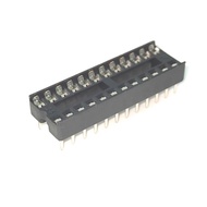 Socket IC DIP24 DIP-24 Socket IC DIP 24 pin 24P Square Pitch 2.54mm