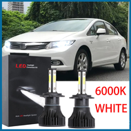 สำหรับ Honda Civic FB (ไฟหน้า) - X15 6000K ชุดหลอดไฟ LED LOW Beam เปลี่ยนหลอดฮาโลเจนสีขาว (1 คู่) หล