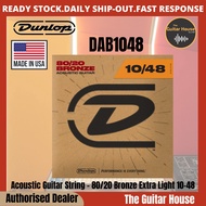 Jim Dunlop DAB1048 Acoustic Guitar String - 80/20 Bronze Extra Light 10-48