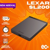 Lexar SL200 Portable SSD USB 3.1 Type-C External SSD - up to 550MB/s read, 400MB/s write