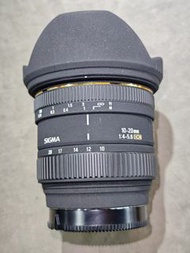 sigma 10-20 DC EX 適馬 10mm 20mm 10 20 HSM FOR sony A（no sony E）功能正常 微塵 95%-98%new