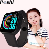 POSHI Bluetooth Sports Smart Watches for Kids Original Waterproof Heart Rate Monitoring Smart Watch Girls Boys Watch Relo