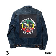 Backpatch Resistance Noise Bob Marley Football Is Freedom - BP23