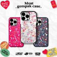 LOVE PATTERN II-DESIGNATED CASE Bumper Case Casing IP 678 PLUS until 12 PRO MAX