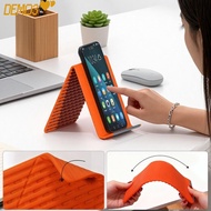 [DEMO3] Aluminum Phone Stand, Adjustable Non-Slip Foldable Silicone Phone Holder, Portable Flexible 