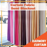 📣 Curtain Fabric Kain Langsir Semi Blackout High Quality by Meter (m)