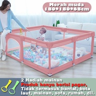 FlashMall Pagar Bayi / pagar bayi bermain / Pagar Mainan Anak/kolam mandi bola anak/Pagar Kasur Peng