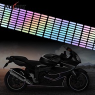 Self-adhesive Sewing Stitch Car Body Decal / for Scooter Motorcycle Bike / Waterproof PET Reflective Stripe Stickers / Night Riding Warning Sticker / Laser Dashed Lines Stickers