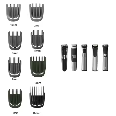 1/3/5/7/9/12/16mm Guards Guide Combs For Philips Multigroom Trimmer MG7710,MG7715,MG7720,MG7730,MG77