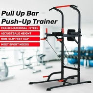 DrBash Gym Tower Rack Pull Up Dip Tower Gym Station Multi Usage Adjustable Height