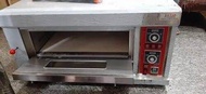 Gas stone base pizza oven