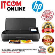 HP OFFICEJET 250 MOBILE AIO COLOUR PRINTER WITH BATTERY (CZ992A) P/S/C/W
