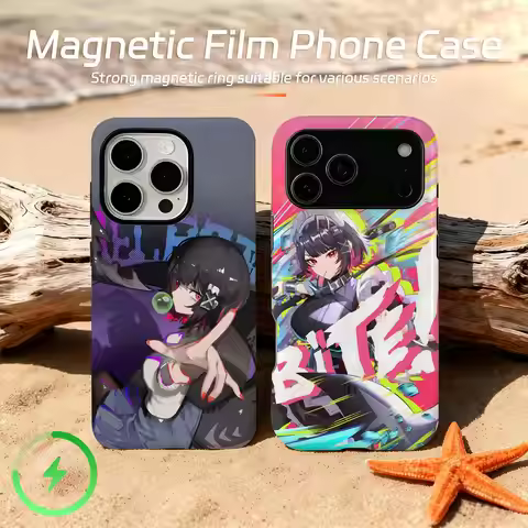 Zenless Zone Zero-Ellen Joe Phone Case For iPhone17 16 16e 15 14 13 12Plus Pro Max Glossy Magnetic F