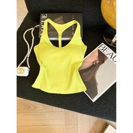 Glamorous Halter Camisole with U-Neck - Perfect for Warm Weather