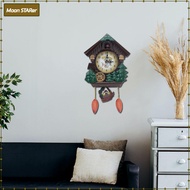 {TYUYIU} Moon STARer Creative Cuckoo Coo Wall Clock Decorative Clock Christmas Gift for Kids