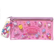 SANRIO - 日本版 Sanrio Hello Kitty My Melody 布甸狗 PC狗 玉桂狗 袋多用途袋扁平袋 雜物袋筆袋旅行機票袋 Travel Air Ticket平行進口