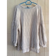 [PRELOVED] Baju Blouse Brands Outlet White Blouse Embroidery